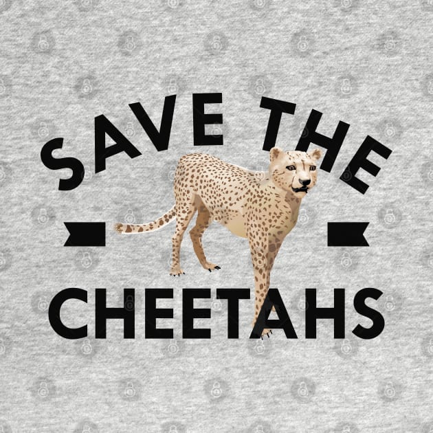 Cheetah - Save the cheetahs by KC Happy Shop